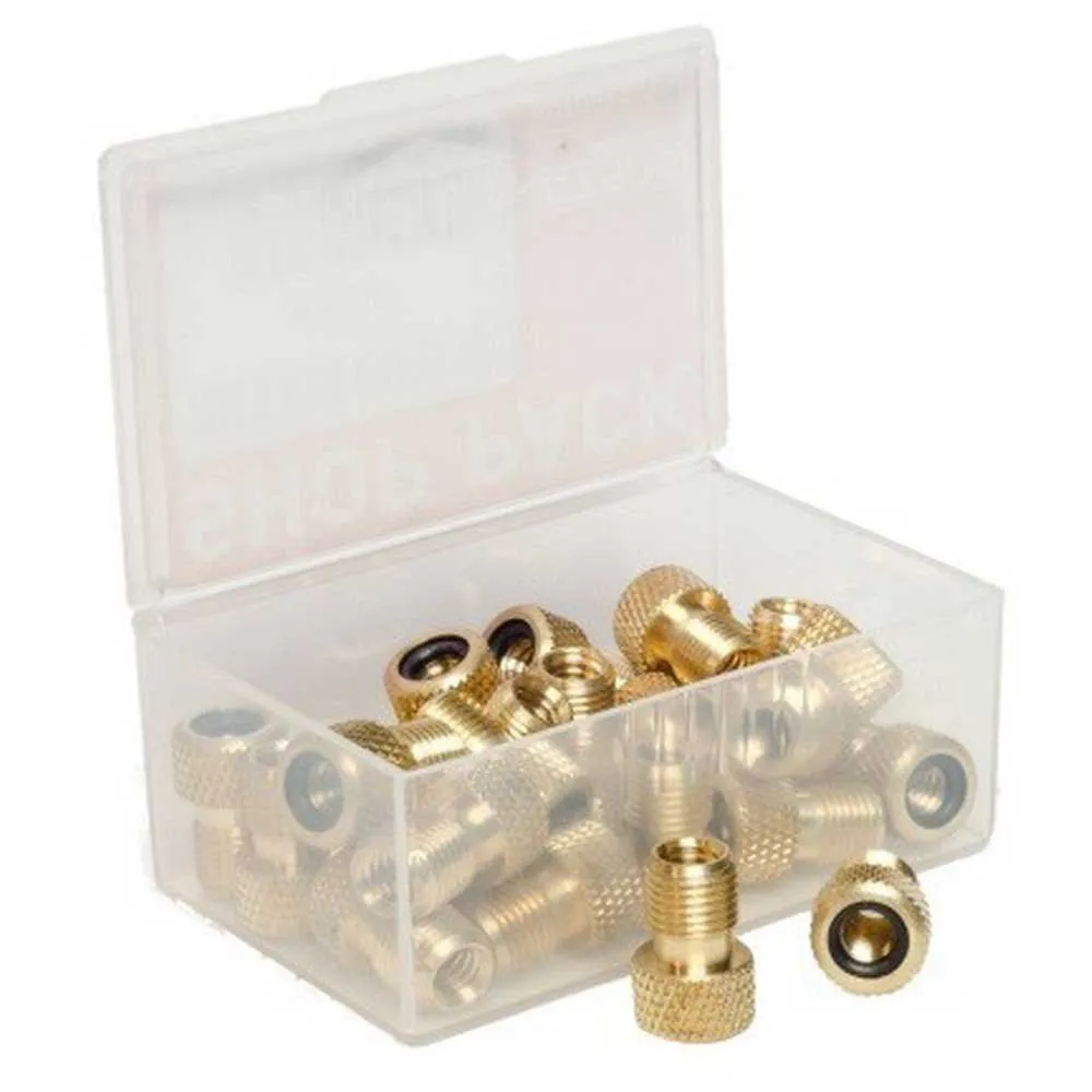 Stans NoTubes Presta To Schrader Ventiladapter 25 Enheter, Silver, One Size Stans NoTubes Presta To Schrader Ventiladapter 25 Enheter, Silver, One Size
