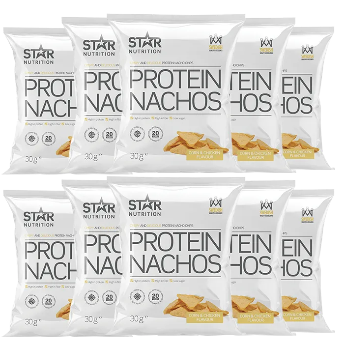 Star Nutrition 10 x Nachos, Protein, 30g