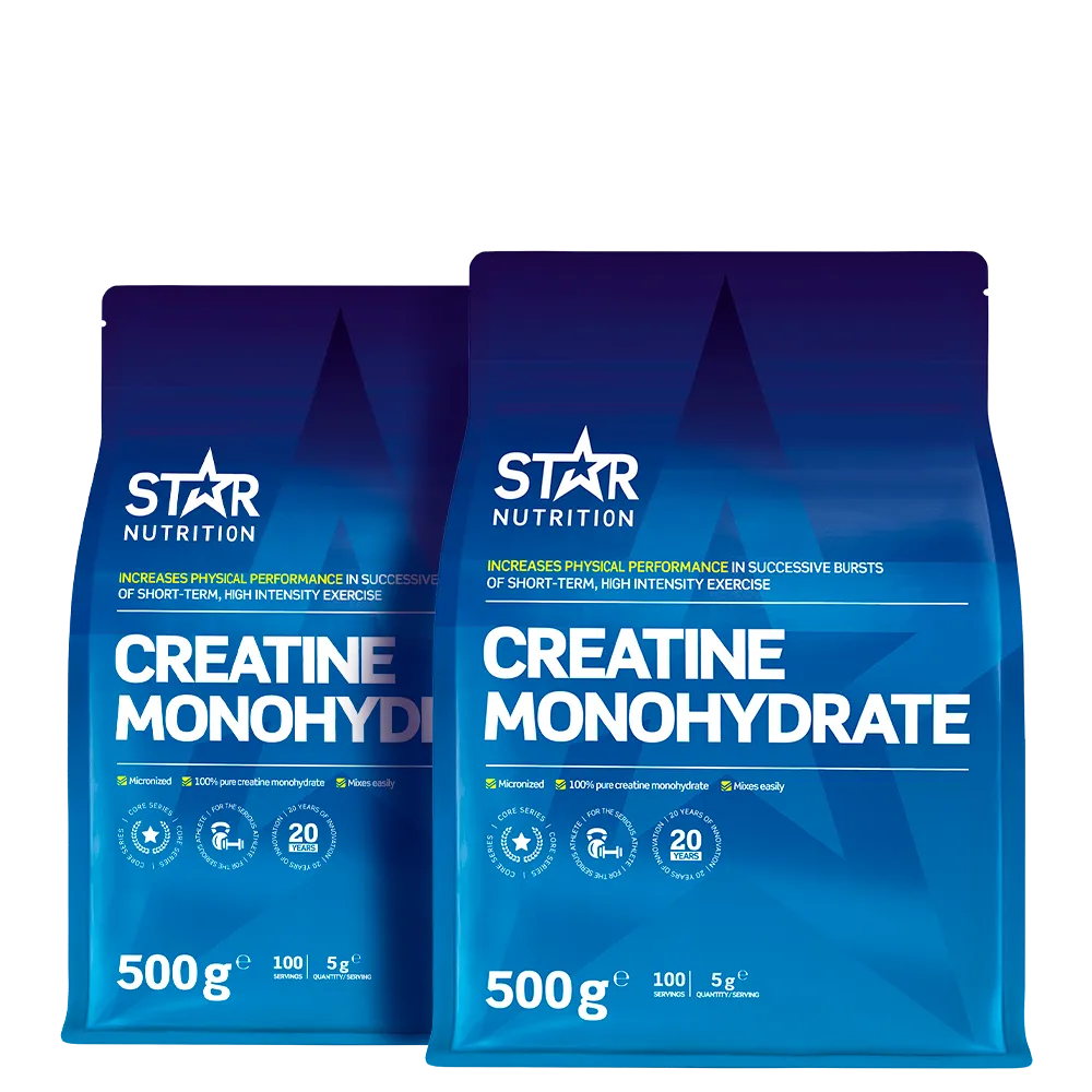 Star Nutrition 2 x kreatinmonohydrat, 500g Star Nutrition 2 x kreatinmonohydrat, 500g