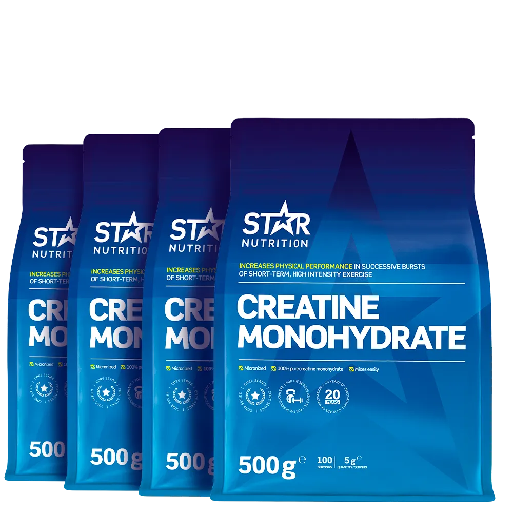 Star Nutrition 4 x Kreatinmonohydrat, 500g