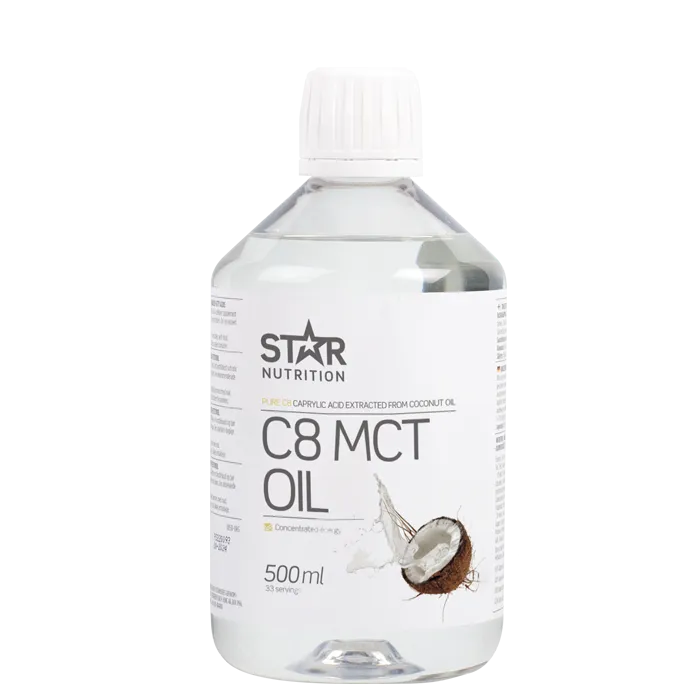 Star Nutrition C8 MCT Olje 500 ml, 500ml