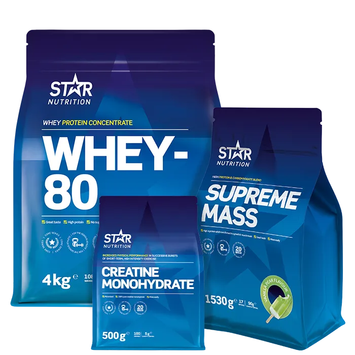 Star Nutrition Før og etter trening Star Nutrition Før og etter trening