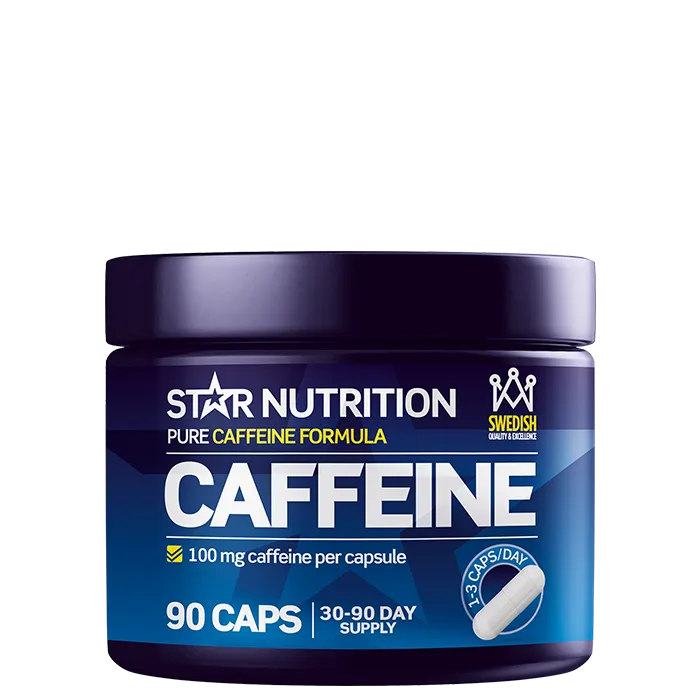 Star Nutrition Koffeintabletter 90 kapsler, 100mg