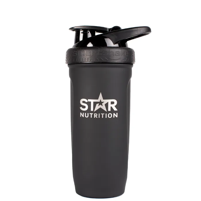 Star Nutrition Nutrition Stainless Steel Shaker, Svart, 900ml Star Nutrition Nutrition Stainless Steel Shaker, Svart, 900ml