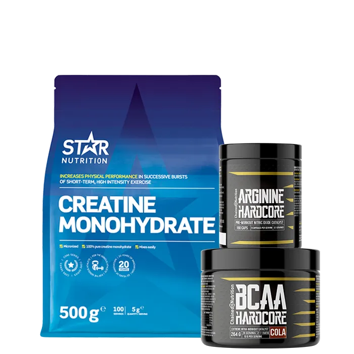 Star Nutrition Performance Pakke: Kreatin + BCAA + Arginin