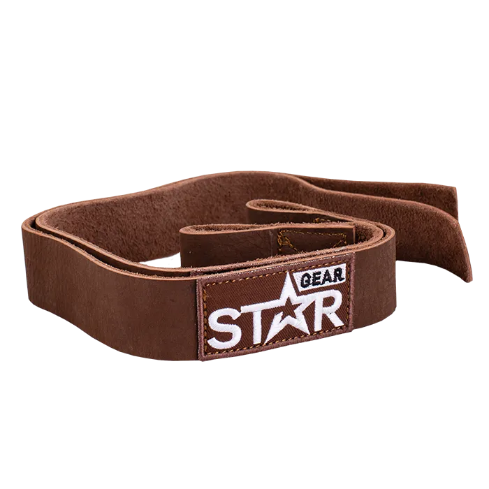 Star Nutrition Star Gear Lifting Straps Lær, Brun