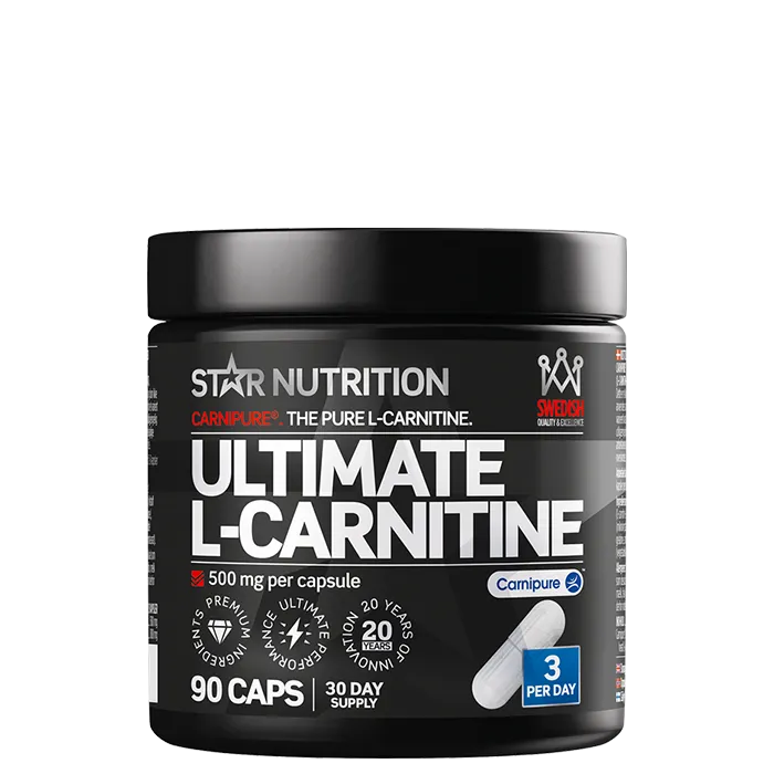 Star Nutrition Ultimate L-Carnitine Fettforbrenner, 90 kapsler Star Nutrition Ultimate L-Carnitine Fettforbrenner, 90 kapsler