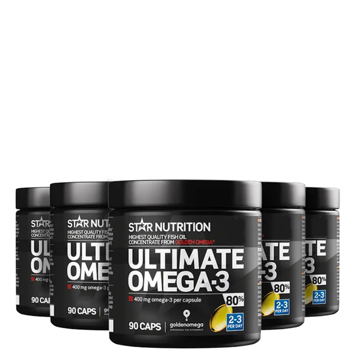 Star Nutrition Ultimate Omega-3 80 %, 450 kapsler