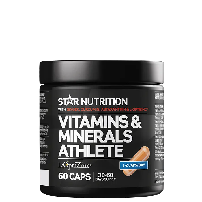 Star Nutrition Ultimate Vitamins & Minerals Athlete 60 kapsler