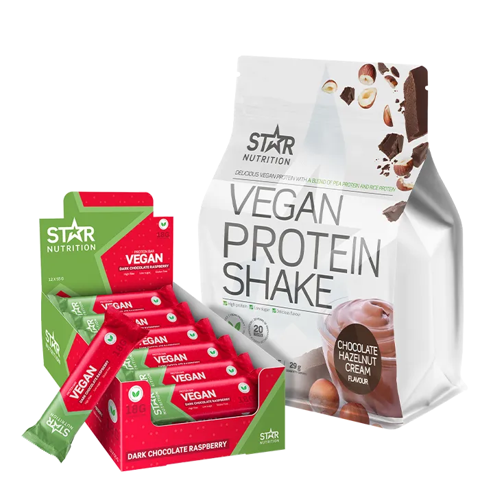 Star Nutrition Vegansk Proteinpulver + Veganske Proteinbarer