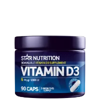 Star Nutrition Vitamin D3 90 kapsler