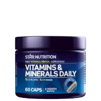 Star Nutrition Vitamins & Minerals Daily 60 kapsler Star Nutrition Vitamins & Minerals Daily 60 kapsler