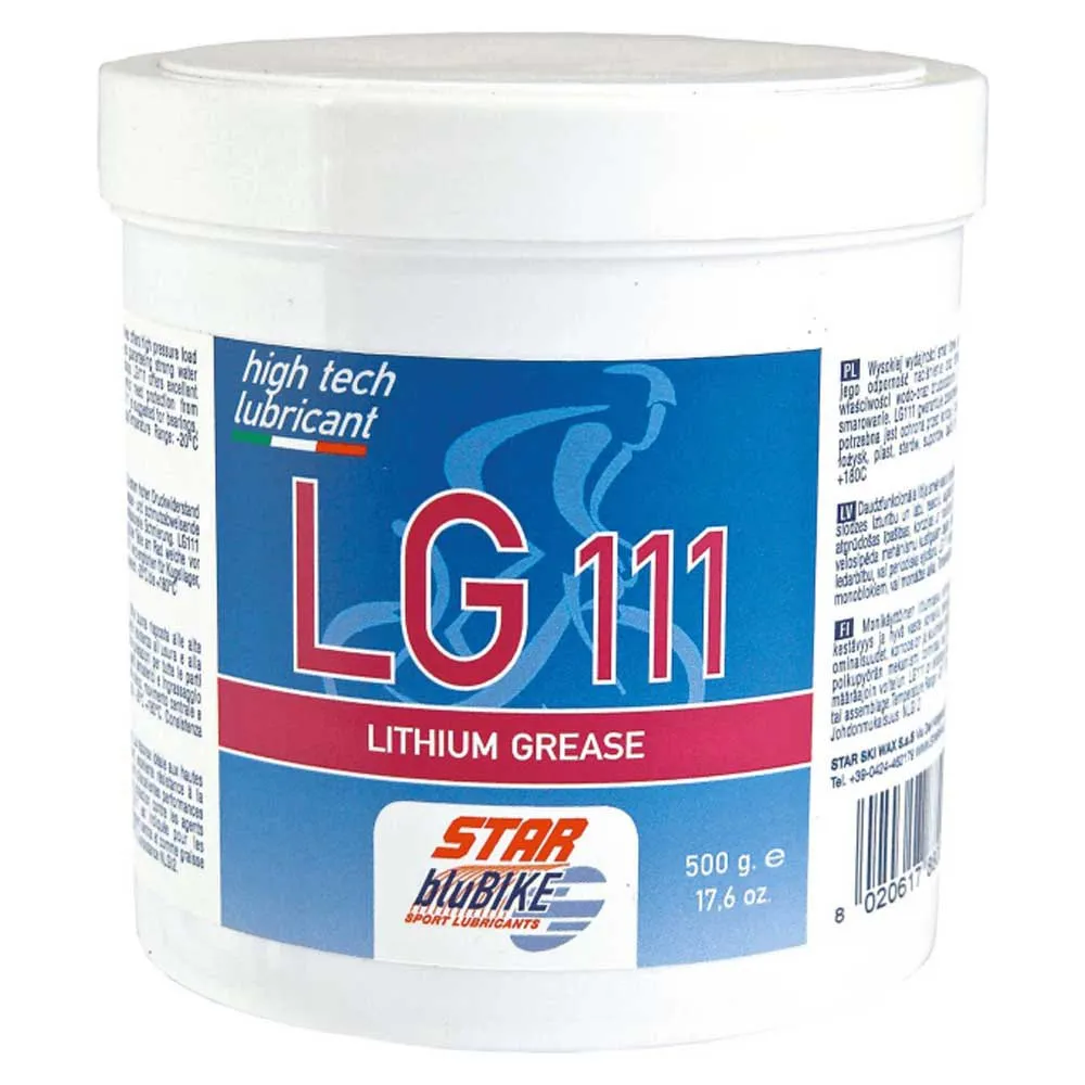 StarBluBike Lg 111 Lithium Fett 500g, White / blue / red, One Size
