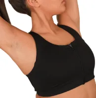 StayInPlace Front Zip Sports Bra
