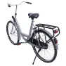 Steco Power Safety Bakre Bagasjebærer, Black, 28"