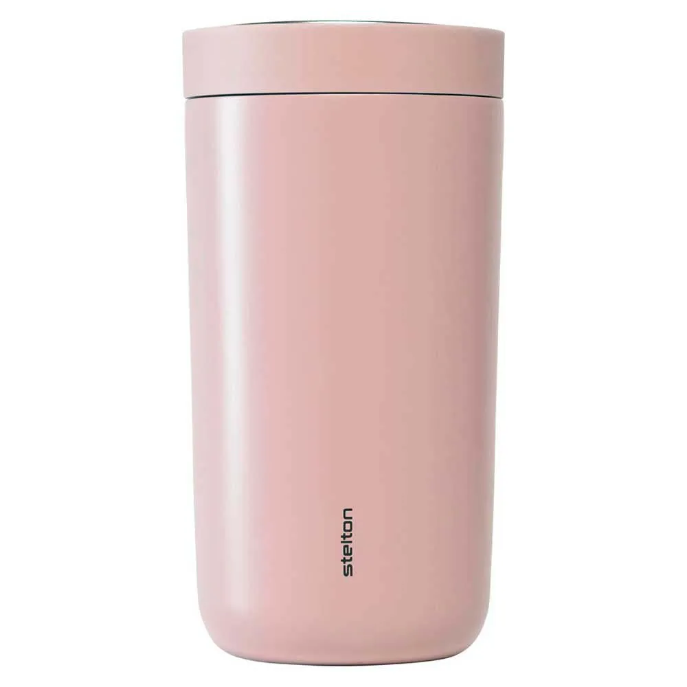 Stelton To Go Click Cup 200ml Stainless Steel Termosflaske, Pink, One Size