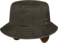 Stetson Bucket Hat with Earflaps Cotton/Polyester