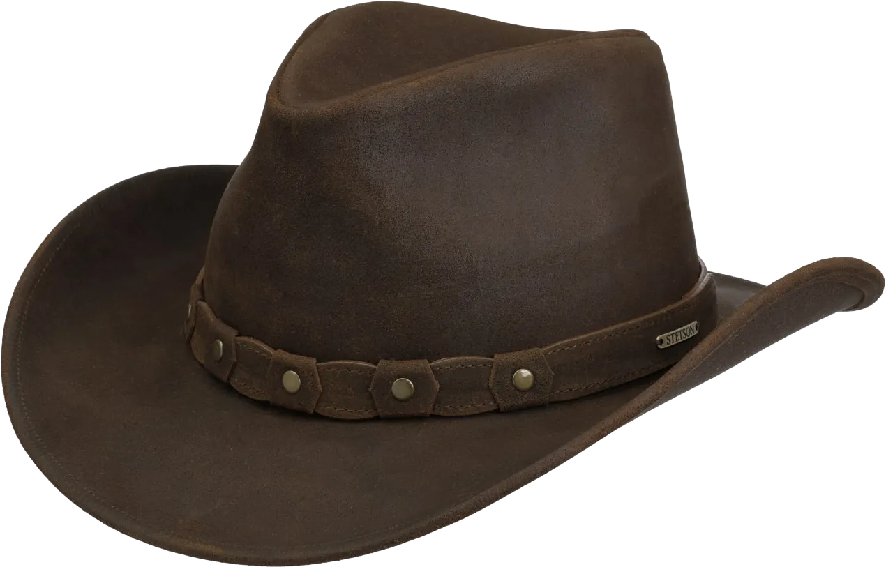 Stetson Calf Split Western Leather Hat