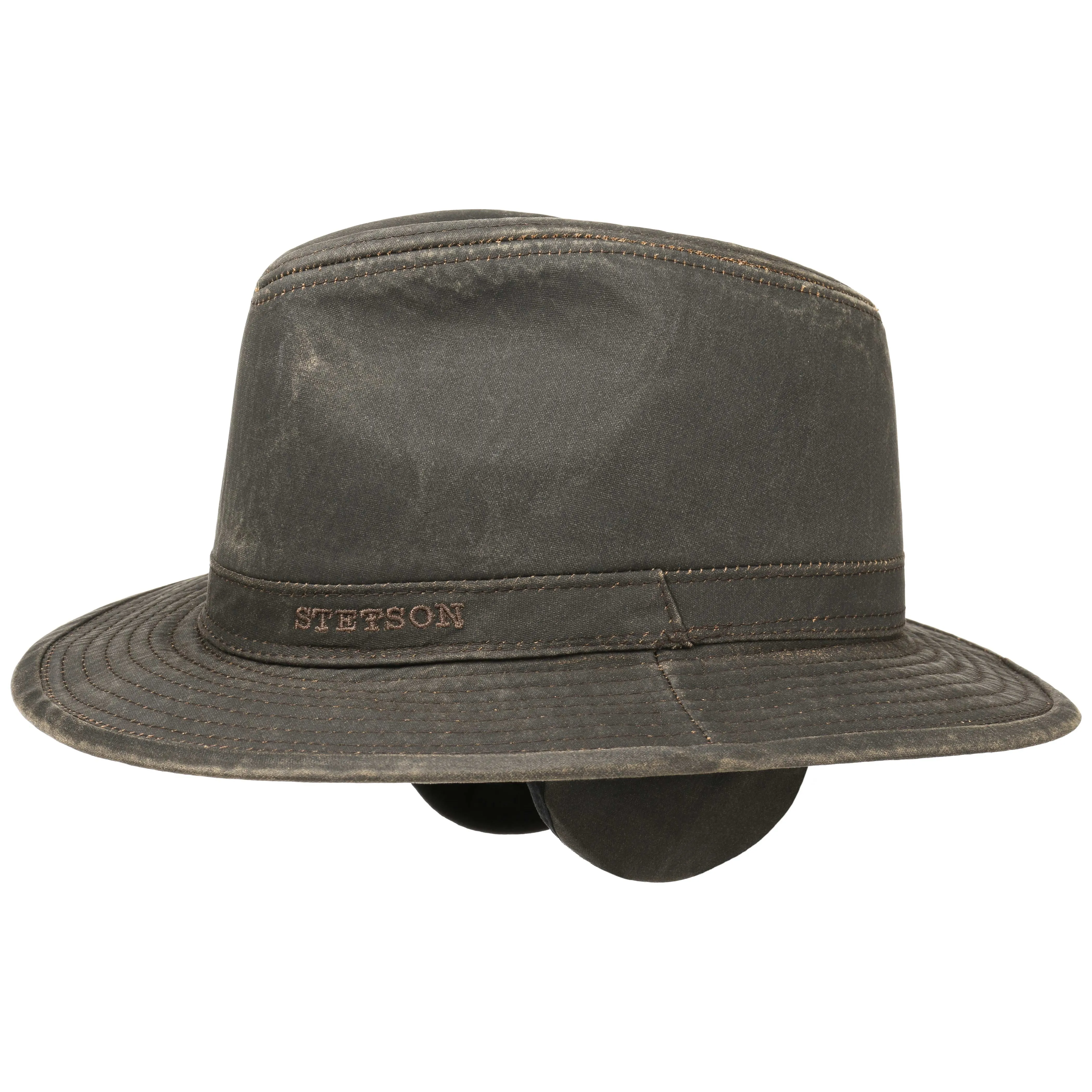 Stetson Cotton Traveller With Ear Flaps Stetson Cotton Traveller With Ear Flaps