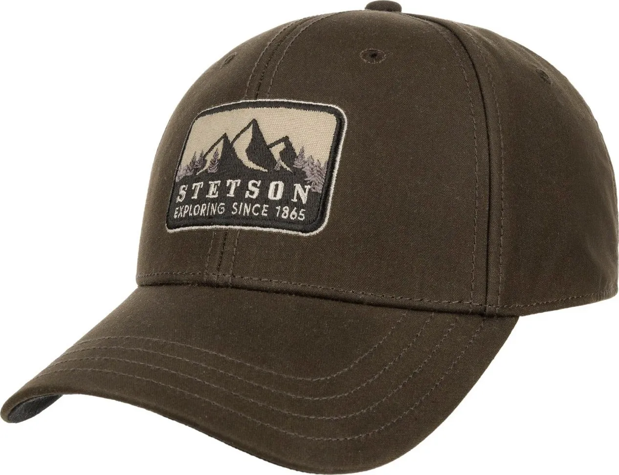 Stetson Exploring Since 1865 Cap, Dark brown