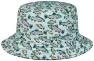 Blue fish print