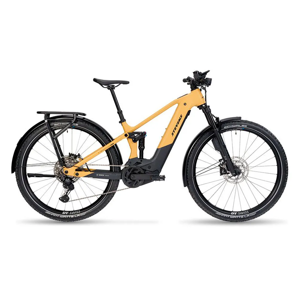 Stevens E-inception Tr 8.8.1 Feq Deore Xt 2025 Elektrisk Sykkel, Ochre, One Size, 800Wh, Elsykkel