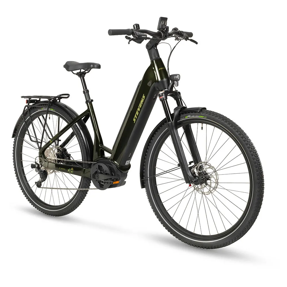 Stevens E-universe 6.5.1 Feq 2025 Elektrisk Sykkel, Deep green, 52, 500Wh, Elsykkel