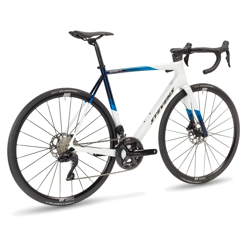 Stevens Izoard 105 Di2 2024 Landeveissykkel, Carrera white / blue
