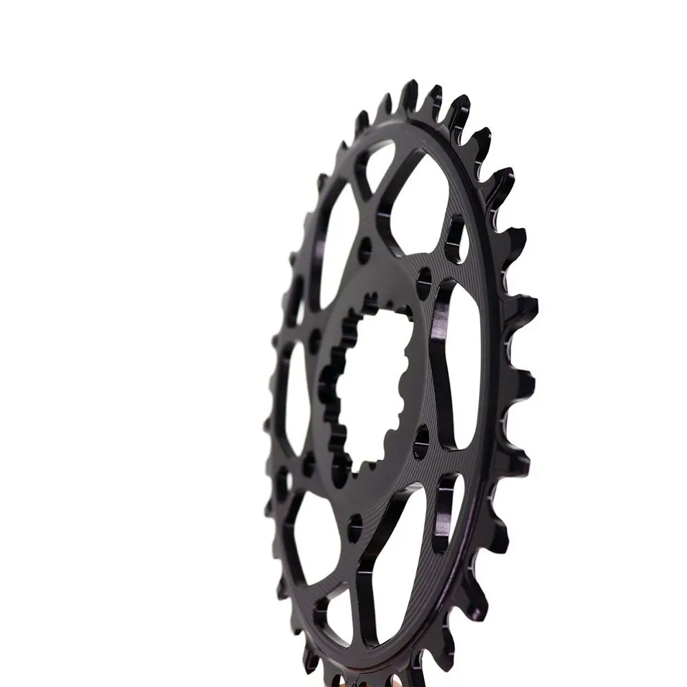 Stone Direct Mount Sram Mtb 3 Offset Ovalt Drev, Black, 30t