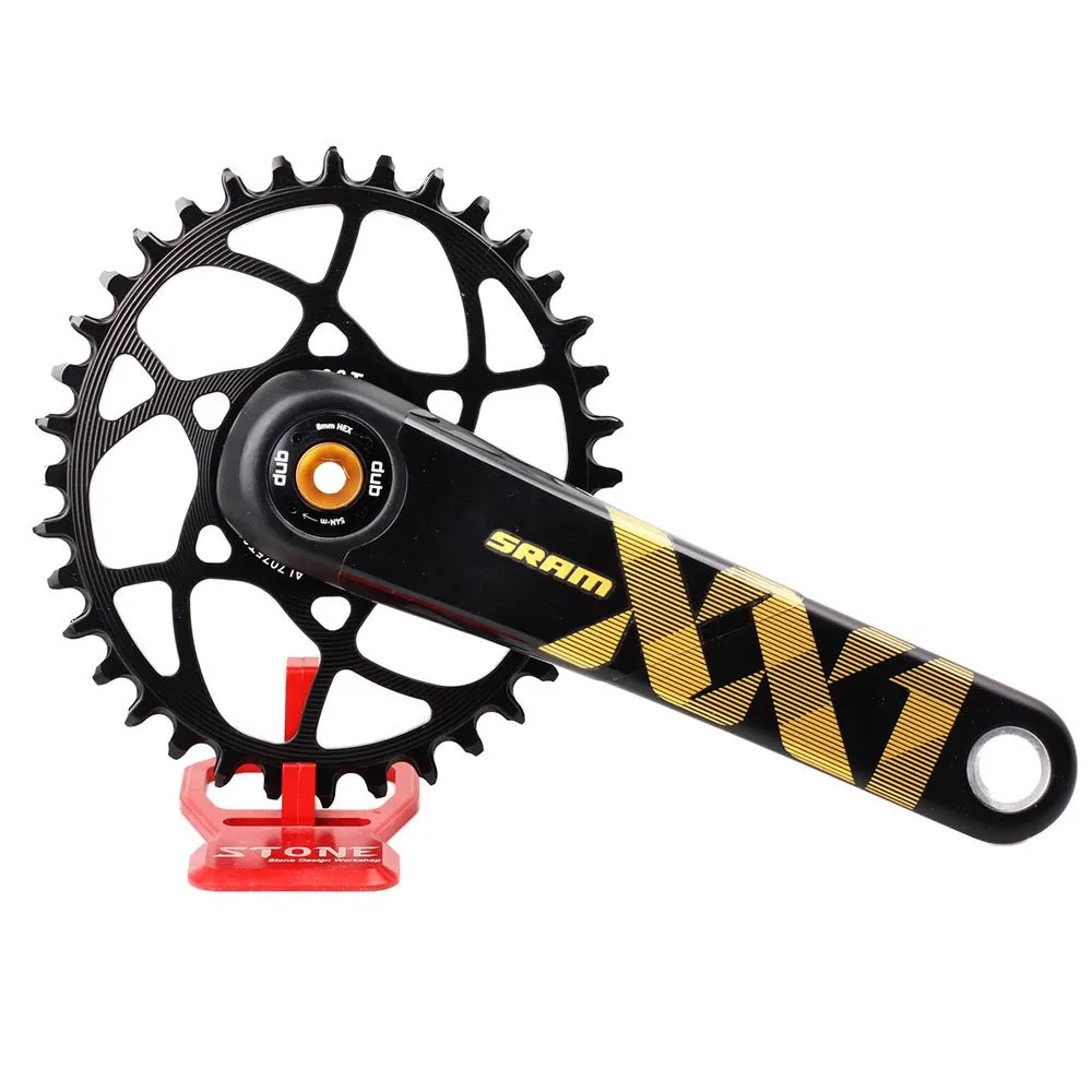 Stone Direct Mount Sram Mtb 3 Offset Ovalt Drev, Black, 30t