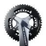 Stone Shimano 2x/sram Flat Top 110 Bcd Kjettingring, Black, 48-33t