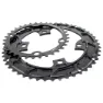Stone Shimano 2x/sram Flat Top 110 Bcd Kjettingring, Black, 48-33t