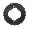 Stone Sram Force 2x Flat Top 107 Bcd Kjettingring Refurbished, Black, 46-33t