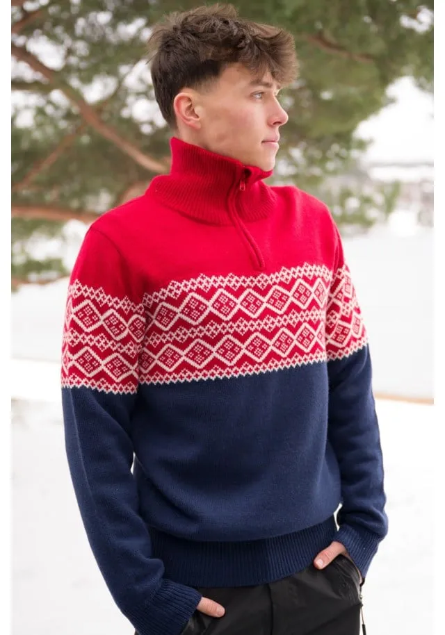 stormberg Hardanger Half Zip ullgenser herre, Farge stormberg Hardanger Half Zip ullgenser herre, Farge