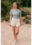 stormberg Havsand cord kort shorts dame