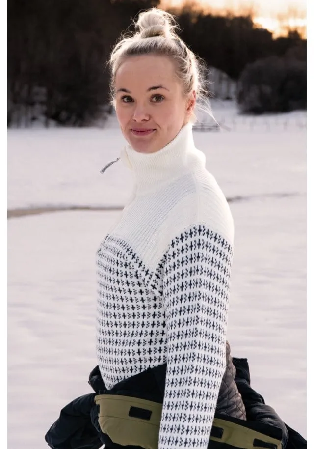 stormberg Tøttadalen Islender Half Zip strikkegenser dame stormberg Tøttadalen Islender Half Zip strikkegenser dame