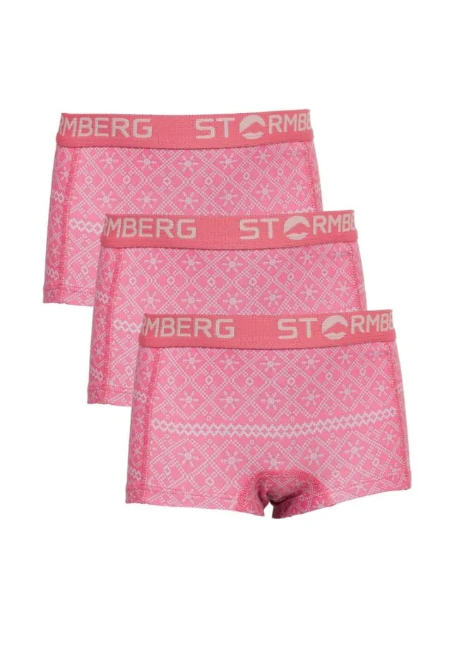 stormberg Vika boxer 3-pack jente 1-7 barn stormberg Vika boxer 3-pack jente 1-7 barn