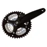 STRONGLIGHT Argos Kranksett, Black, 170mm, 42/34-24t
