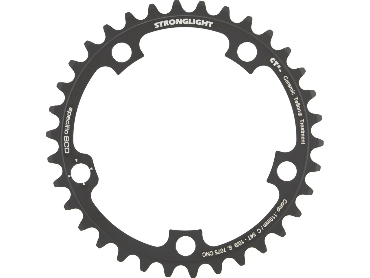 STRONGLIGHT Ct2 Compact Adaptable Campagnolo Kjettingring STRONGLIGHT Ct2 Compact Adaptable Campagnolo Kjettingring