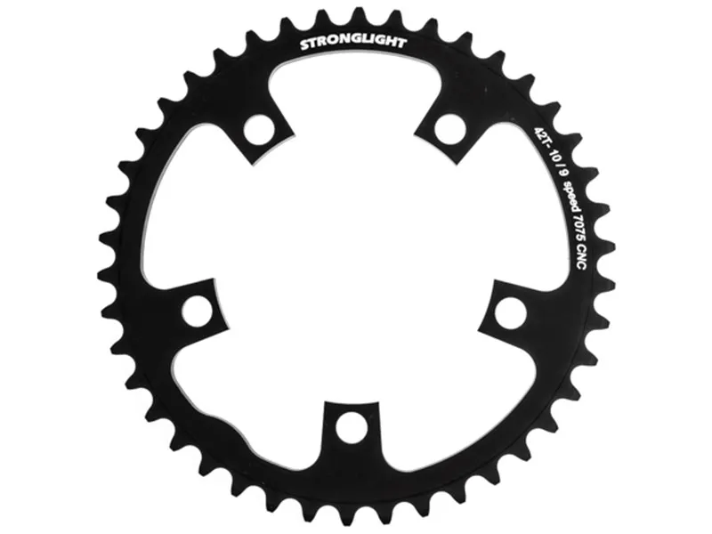 STRONGLIGHT Drev 42TØ110 mm 9/10 speed Zicral, Svart