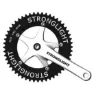 STRONGLIGHT Track 2000 1s Kranksett, Silver / black, 170mm, 50t