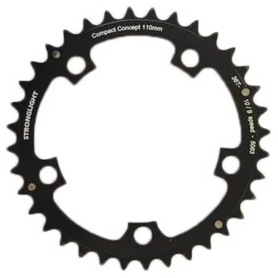 STRONGLIGHT Type S-5083 110 Bcd Kjettingring Refurbished, Black, 42t