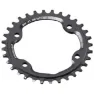 STRONGLIGHT Xt Compatible 96 Bcd Kjettingring, Black, 34t
