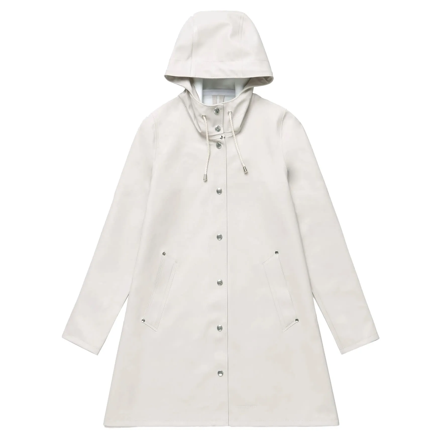 Stutterheim Women's Mosebacke Raincoat, Light sand