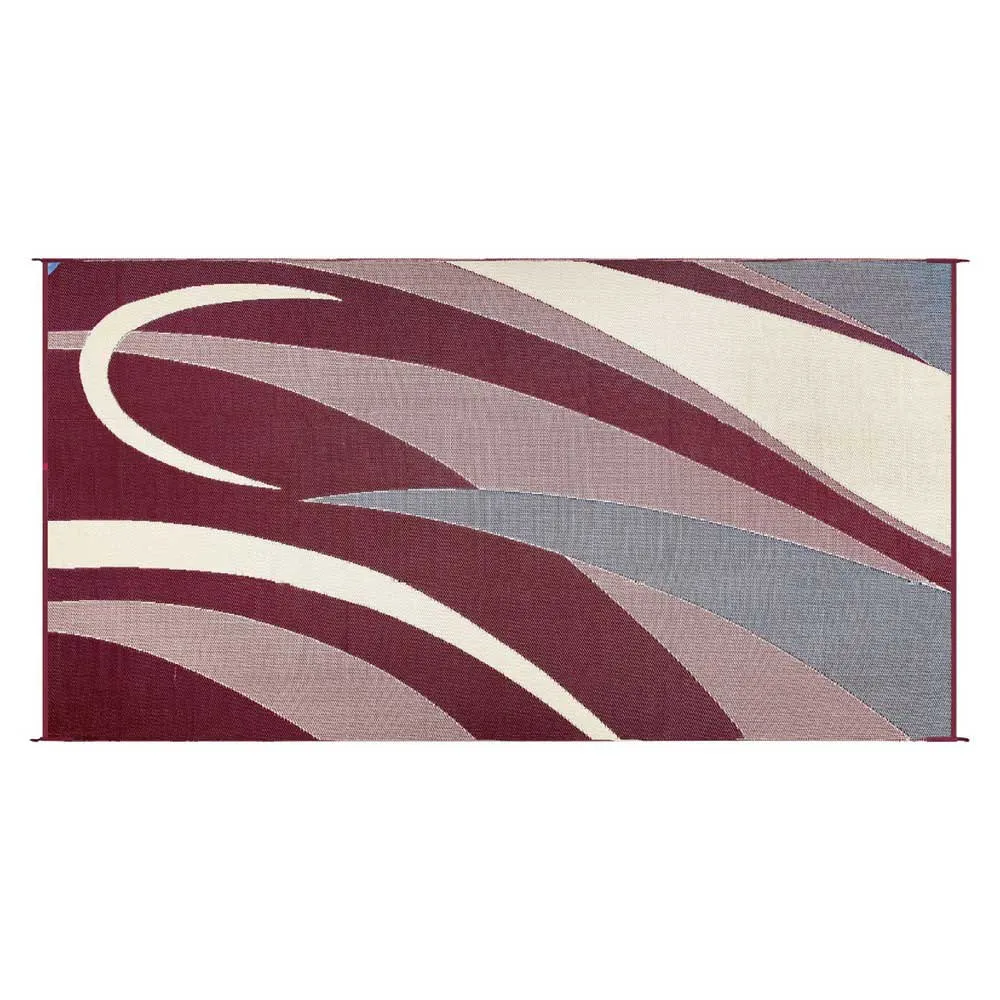 Stylish Camping Gb5 Matte, Burgundy / black, 2.43 x 4.87m