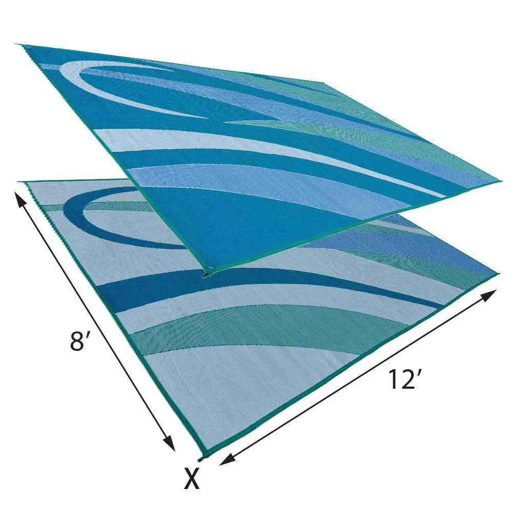 Stylish Camping Graphic Ga3 Matte, Blue / green, 2.43 x 3.65m Stylish Camping Graphic Ga3 Matte, Blue / green, 2.43 x 3.65m