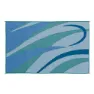 Stylish Camping Graphic Ga3 Matte, Blue / green, 2.43 x 3.65m