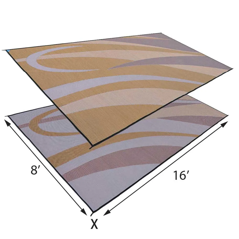 Stylish Camping Graphic Gb7 Matte, Brown / gold, 2.43 x 4.87m Stylish Camping Graphic Gb7 Matte, Brown / gold, 2.43 x 4.87m