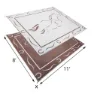 Stylish Camping Horses Gh8 Matte, Brown / white, 2.43 x 3.35m