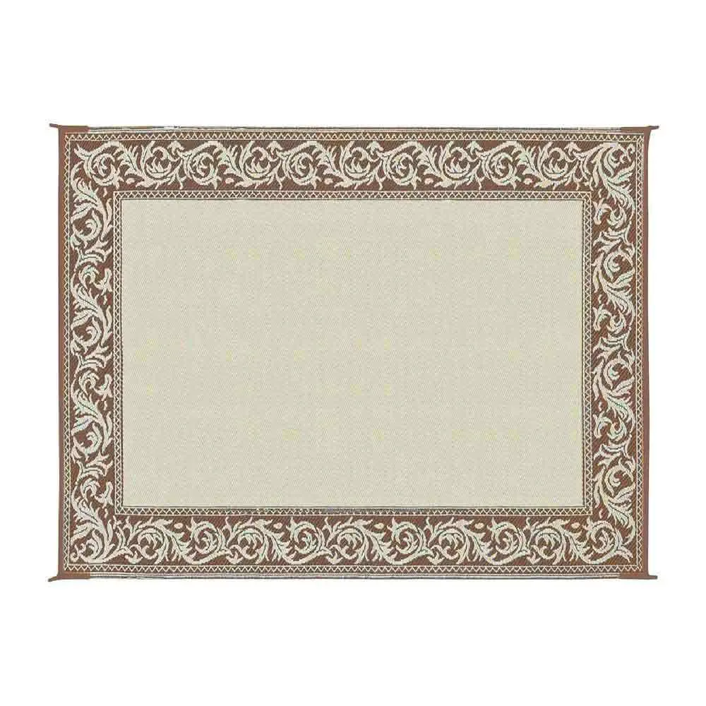 Stylish Camping Ra7 Matte, Burgundy / beige, 2.74 x 3.65m